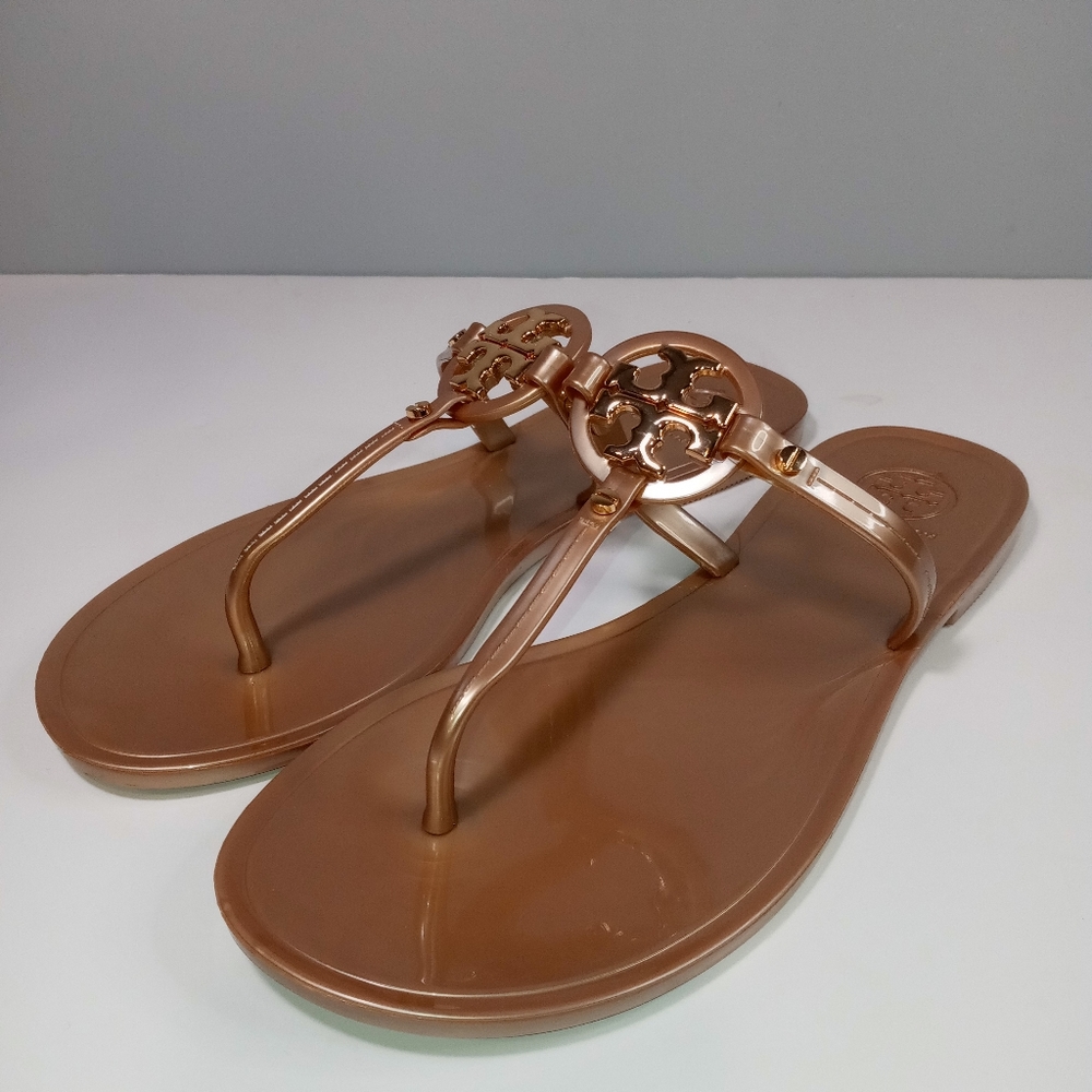 Tory Burch Mini Miller Jelly Thong Sandals Size 7